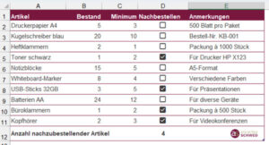 EXCEL 365 Tipp: Kontrollkästchen (Checkbox) einfügen - Anuschka Schwed