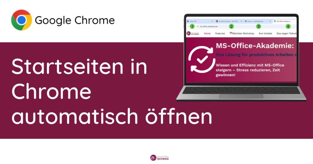 Wie Sie automatisch in Chrome Startseiten hinzufügen