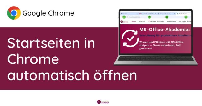 Wie Sie automatisch in Chrome Startseiten hinzufügen