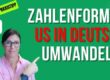 EXCEL Zahlenformat umwandeln US in DE