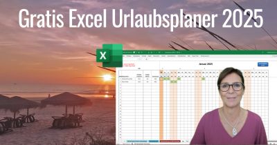 EXCEL Vorlage Urlaubsplanung 2025