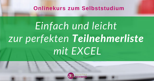 Onlinekurs-Excel Teilnehmerlisten easy