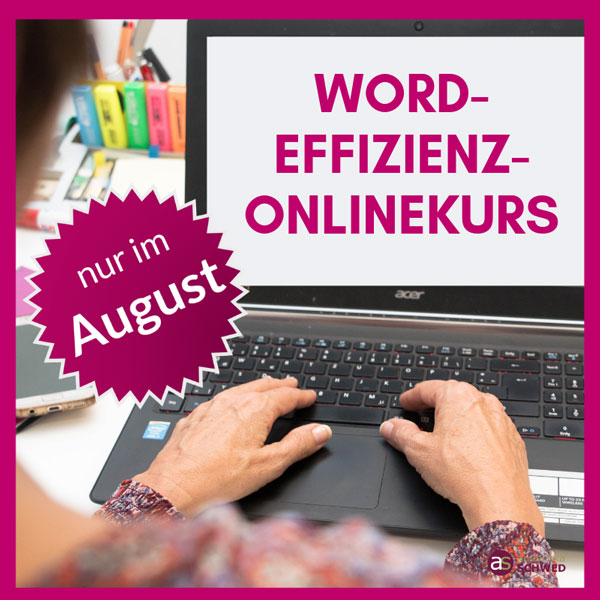 WORD-Effizienz-Onlinekurs Selbstlernkurs