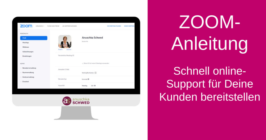 Zoom-Anleitung für Moderatoren